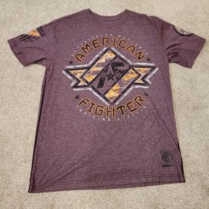 Mens Buckle American Fighter Shirt Size Large